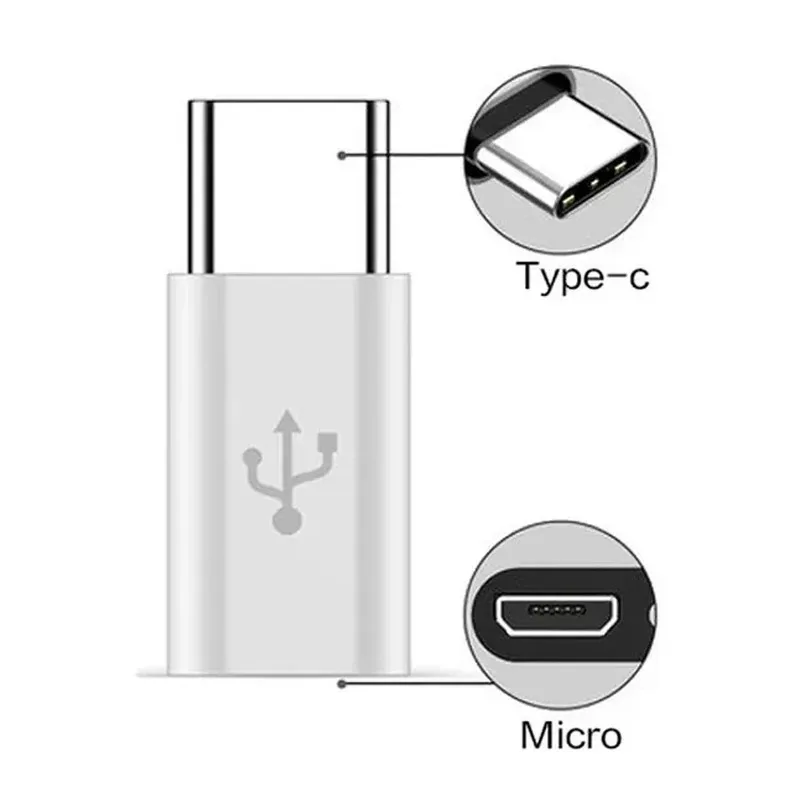 1/3/5pcs USB Type C To Micro USB Android Adapter Connector for Phone Tablet Micro USB Male To Type C Female Converter