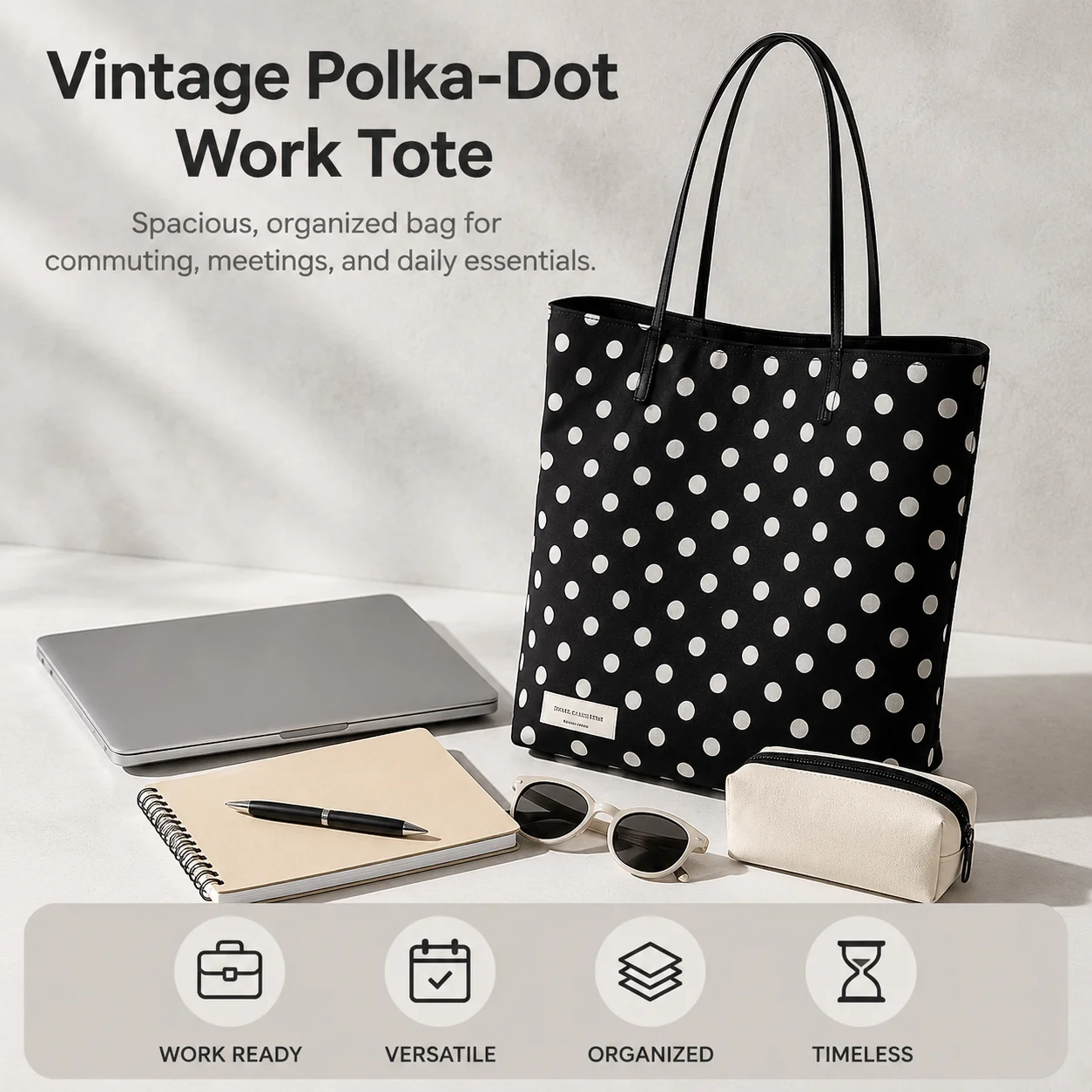 Handbag Multi-Pocket Tote Bag - Leatherwork Essentials recension och pris