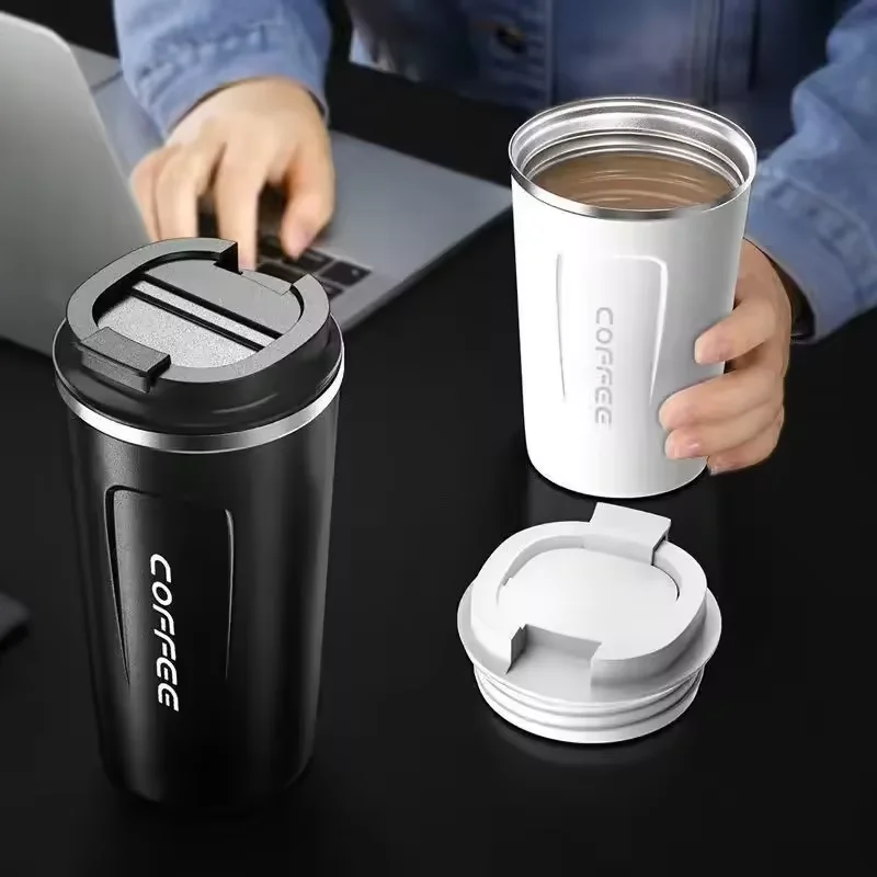 

510ML Stainless Steel Coffee Mug Portable Tumbler Vacuum Flasks Car Thermal Cup Keeps Cold and Heat Thermal Mug Coffee Cup