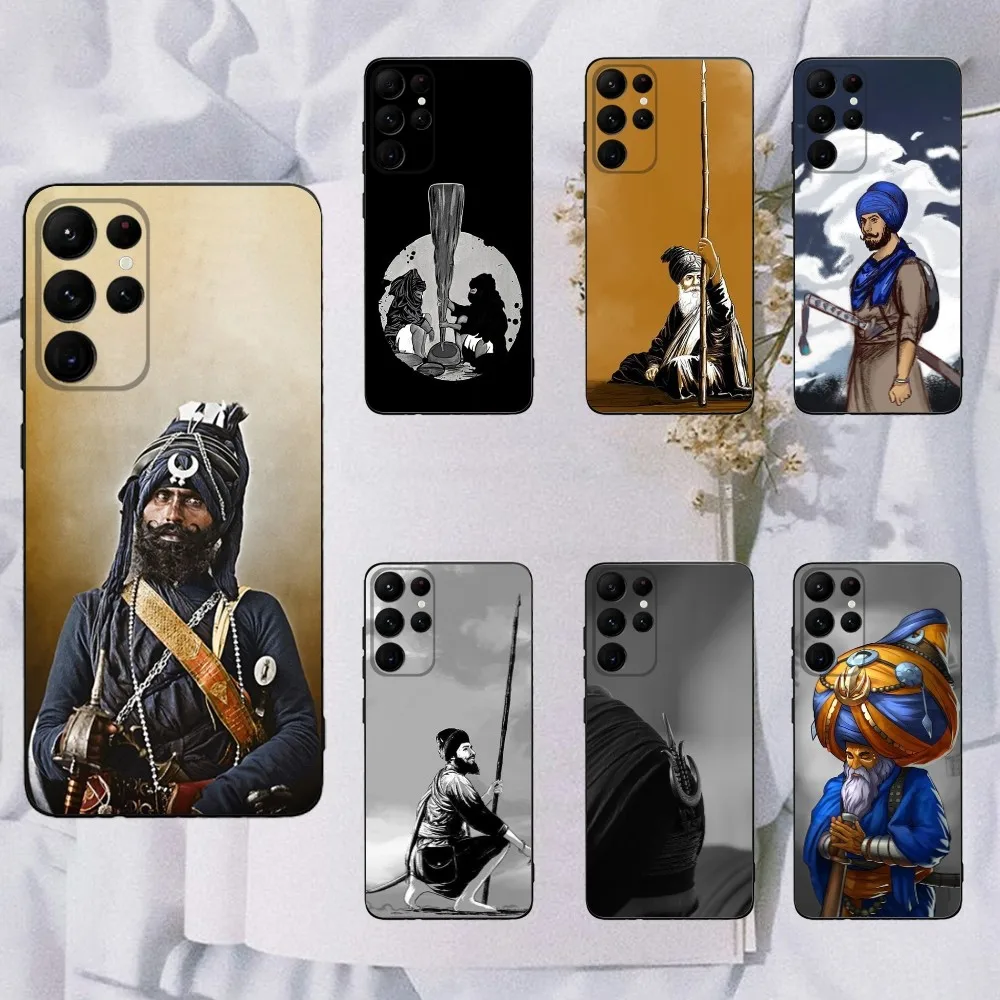 Nihang Singh Sikh pioneer Phone Case For Samsung Galaxy A20,A21s,A22,A31,A32,A52,A53,A72,73,A80,A91 Soft Black Cover