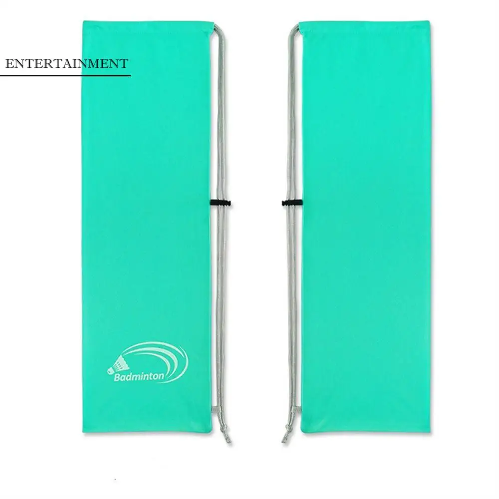 

Drawstring Pocket Badminton Racket Cover Bag Large Capacity Single Shoulder Badminton Storage Bag 2 Rackets 23cmx72cm