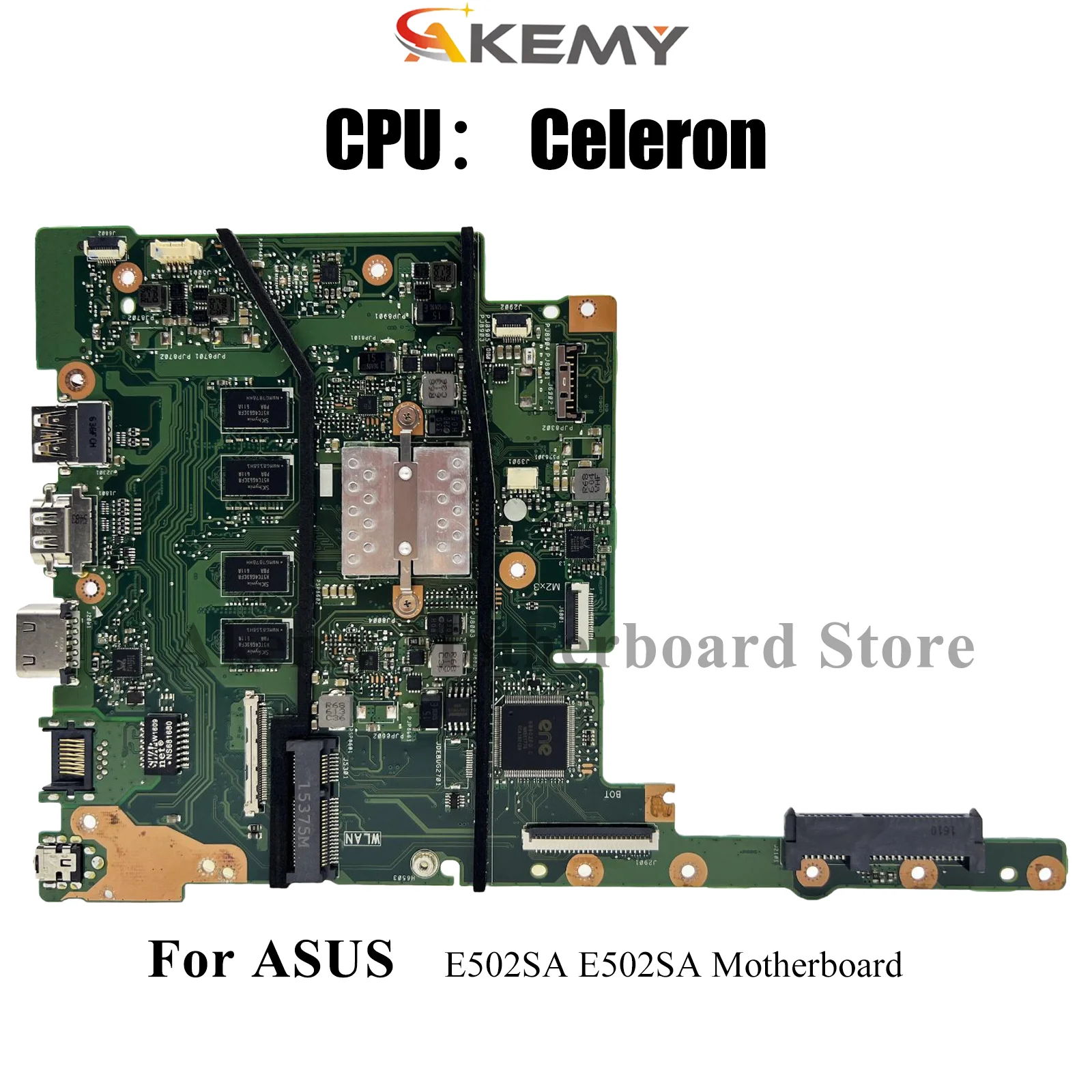 E502SA carte mère d'ordinateur portable pour ASUS EeeBook E502S E502SA carte mère pour ordinateur portable avec processeur Celeron 100% tests OK expédition rapide stk