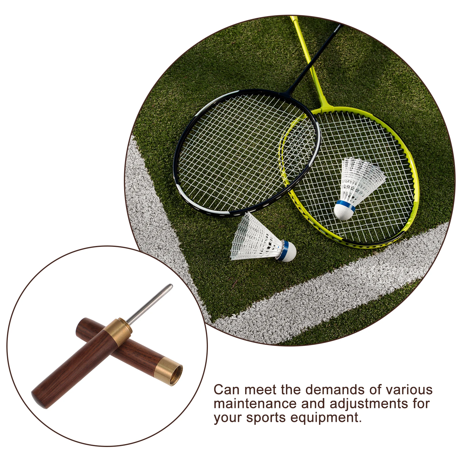 

Stringing Awl Tool Badminton Tennis Threading Equipment Stringing Machine Awl Tool Maintenance Accessory