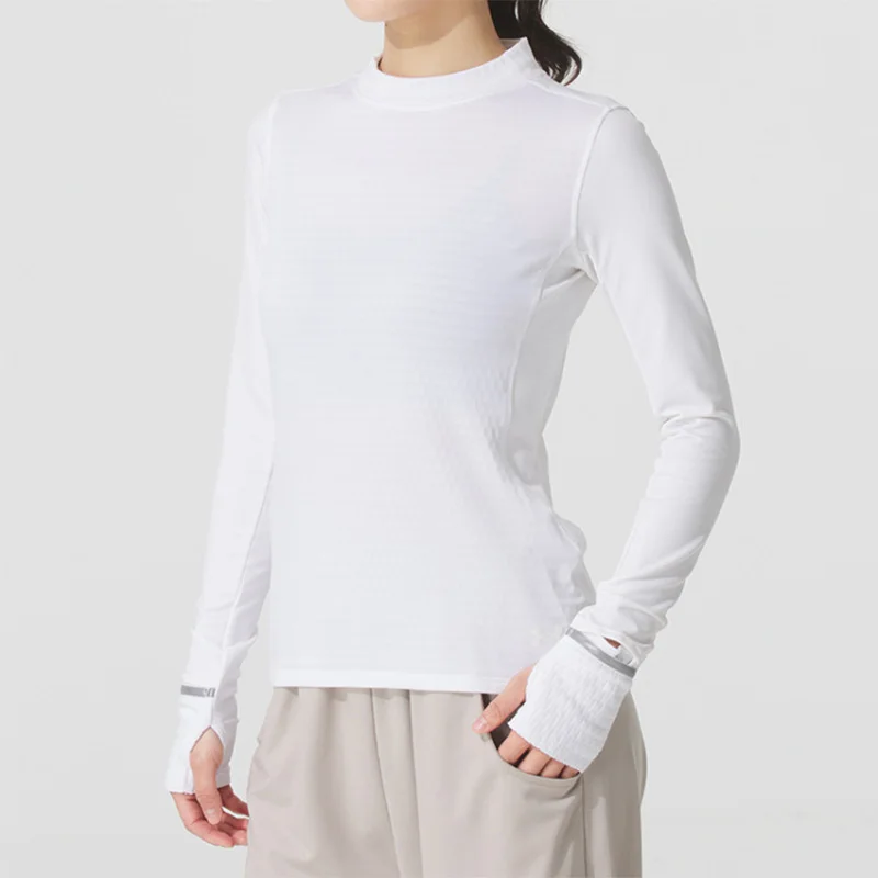

Under Armour Women's long-sleeved T-shirt for fitness training, exercise, running, casual wear refreshing top 1379343-100