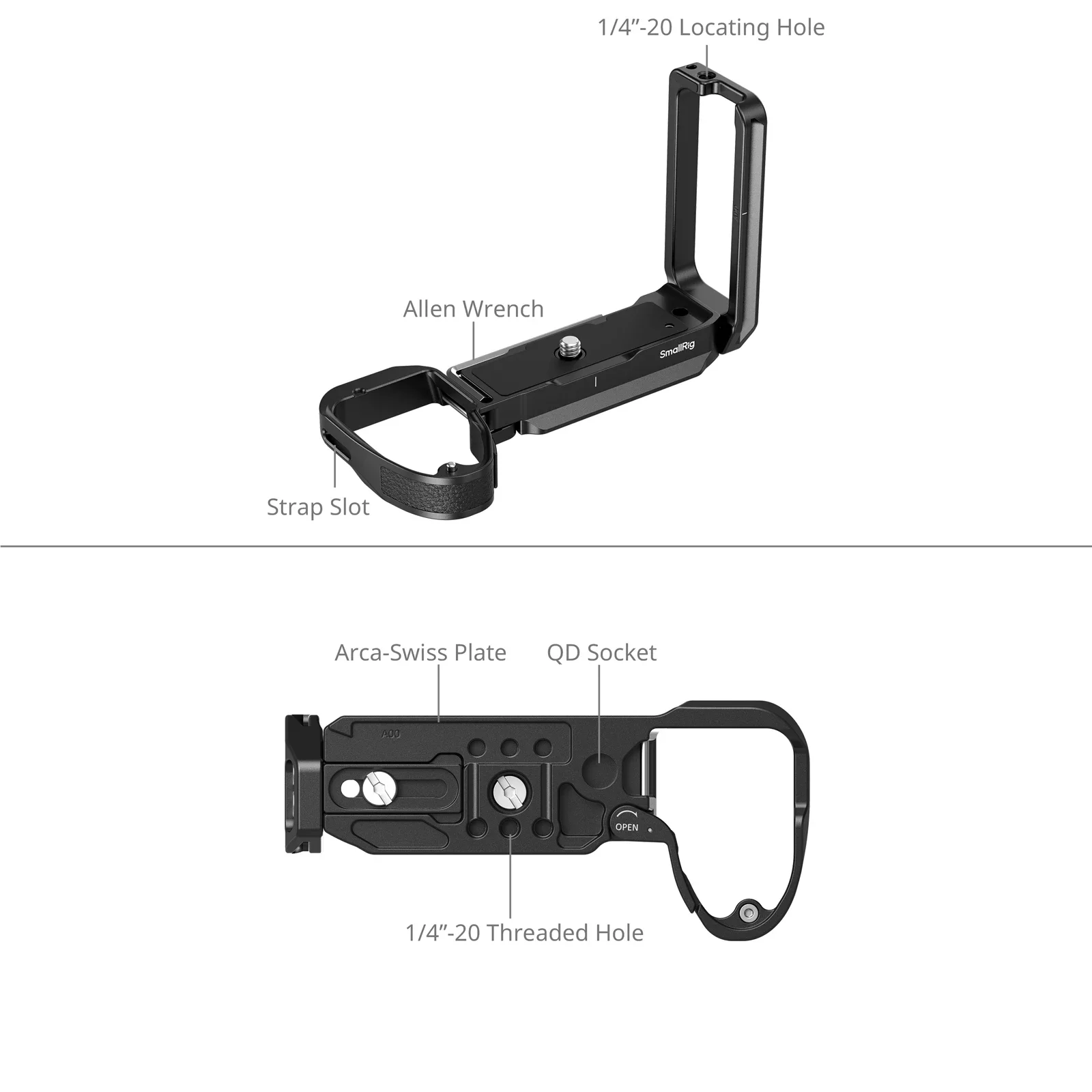 SmallRig A7R VI L-Shaped Mount Plate for Sony Alpha 7R VI Quick Transitions Between Horizontal and Vertical Shooting -6706