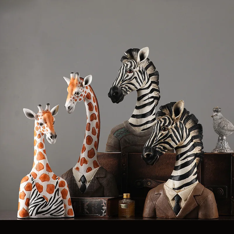 

Zebra Statue, Resin Animal Statue, Home Decoration, Interior Decoration, Aesthetic Ornament