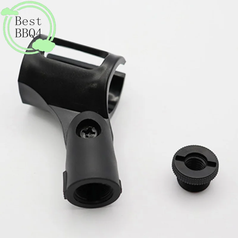 (BBQ4)Flexible Microphone Stand Holder Mount Wireless Microphone Support Bracket Plastic Soft Smooth Clamp Fixing Accessories