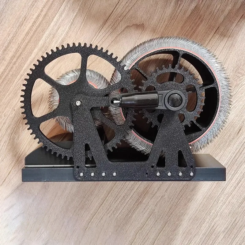 Hand-Cranked Wool Carding Machine - Portable Fiber Blender for Spinning, Felting, DIY Craft Tool
