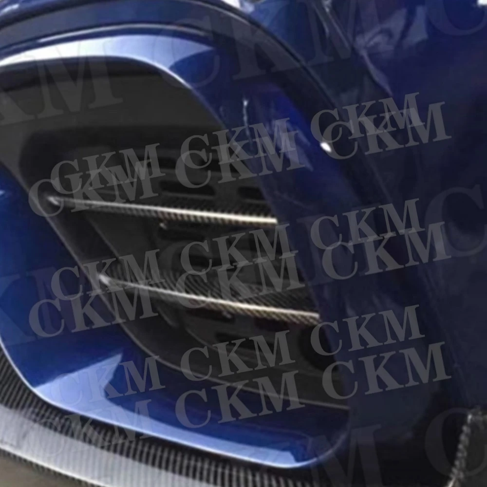

CKMUUER for Benz GLC Class Coupe W253 GLC63 Original Bumper 2016 - 2019 Carbon Fiber Front Bumper Lip Spoiler FRP Auto