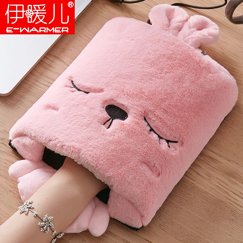 

USB Hand Warmer Heated Mouse Mat Office Supplies Warmer Winter Warm Mouse Pad Hand Heating Cover Soft Plush