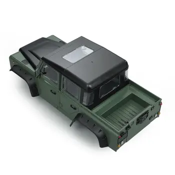 適用於 1/10 比例遙控攀爬車 Axial SCX10 90047 TRX4 Redcat GEN8 的 313mm 軸距硬殼 Defender 130 皮卡車殼套件 10 最佳銷售 履帶本體 313mm - №5