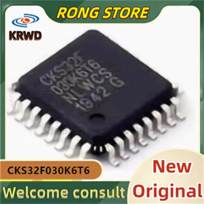 5PCS CKS32F 030K6T6 New and Original Chip IC CKS32F030K6T6 CKS32F030 LQFP32 Compatible replacement STM32F030K6T6