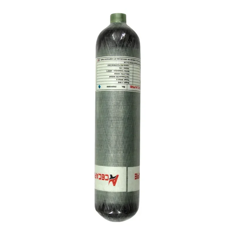 ACECARE 2L Carbon Faser Zylinder 4500Psi 300Bar 30Mpa HPA Luft Flasche Mini Scuba Tauchen Tank für Feuerwehr Tauchen M18 * 1,5