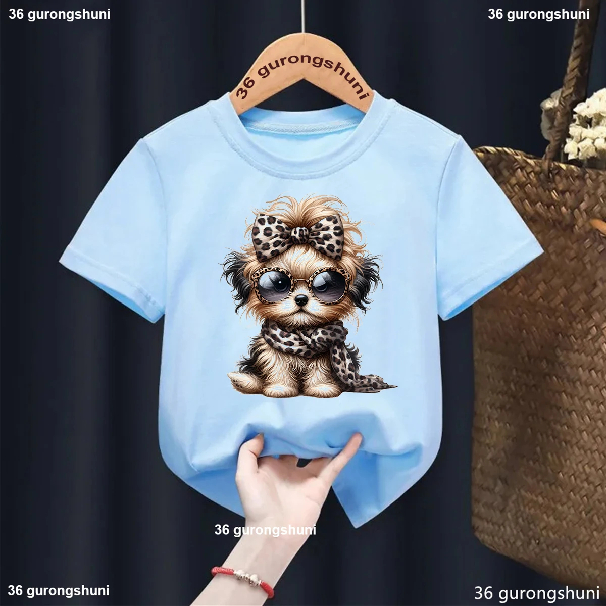 Funny Panda Printed Kids T-Shirt Boy/ Girl Short Sleeve T Shirt Toddler Summer Outfit Tops Casual T Shirt Cute Children Clothes