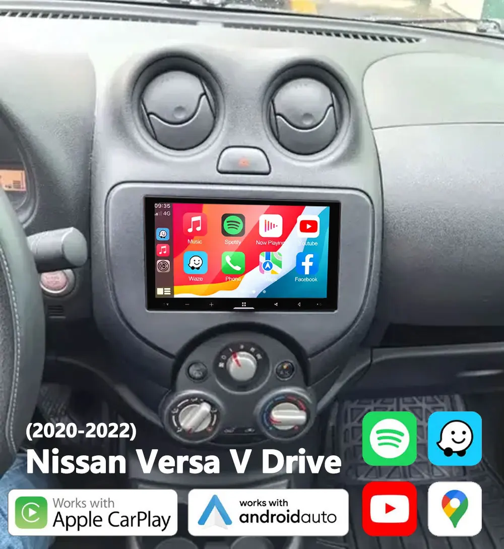 Android 16 For Nissan Versa V Drive 2020-2022 DSP Autoradio Stereo Head Unit Car Radio with Wireless CarPlay Plug and Play