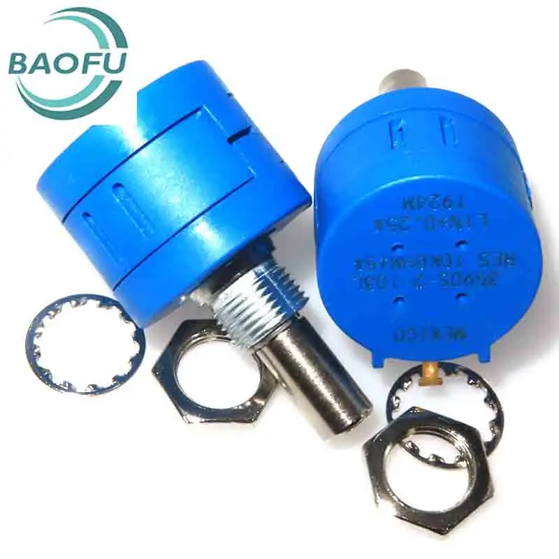 3590S-2-103L 103 102 104 503 3590S 10K 1K 100K 50K ohmPrecision Multiturn Potentiometer 10 Ring Adjustable Resistor
