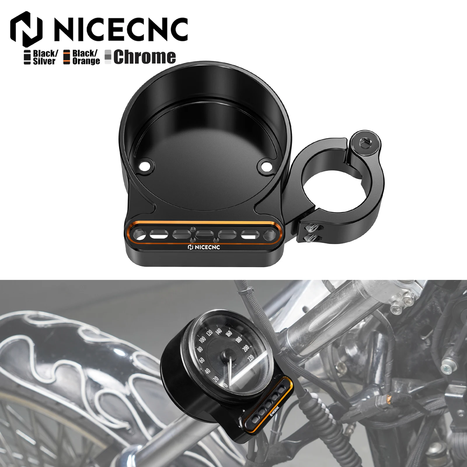 

For Harley Sportster 883 1200 XL883 1200 Side Speedometer Relocation Cover Instrument Mount Iron 883 XL883N XL1200NS Forty Eight