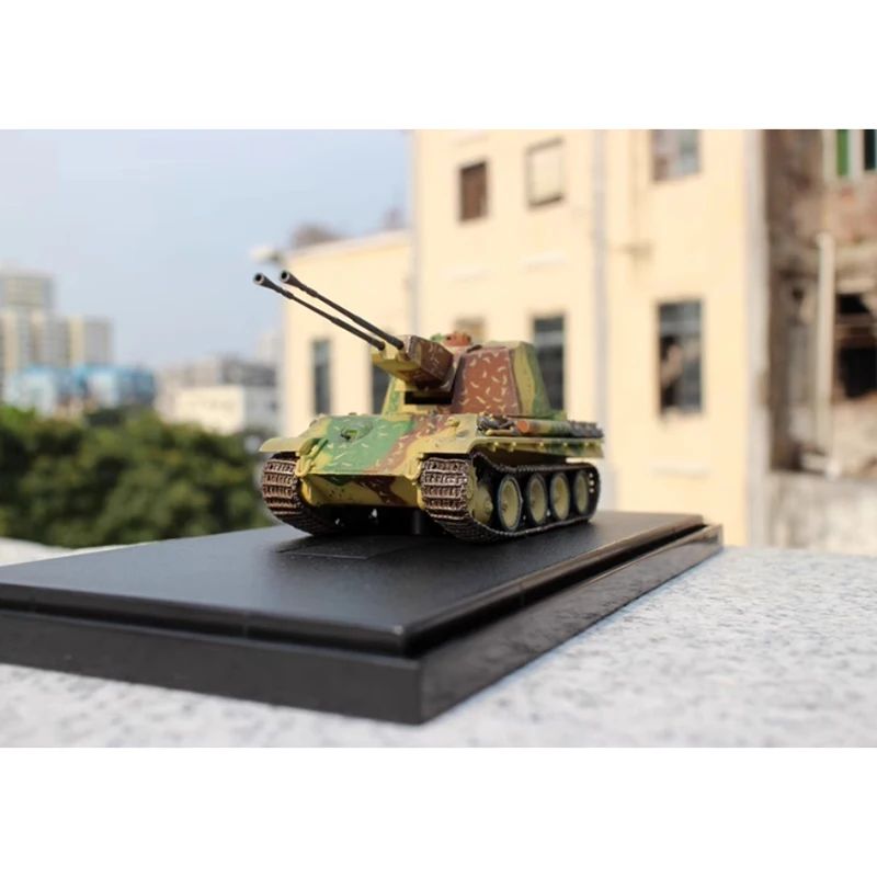 Dragon Diecast 1:72 Leopard Tank Western Front 1945 Plastic Simulation Tank Model Collection Decoration Gift Toys Static Display