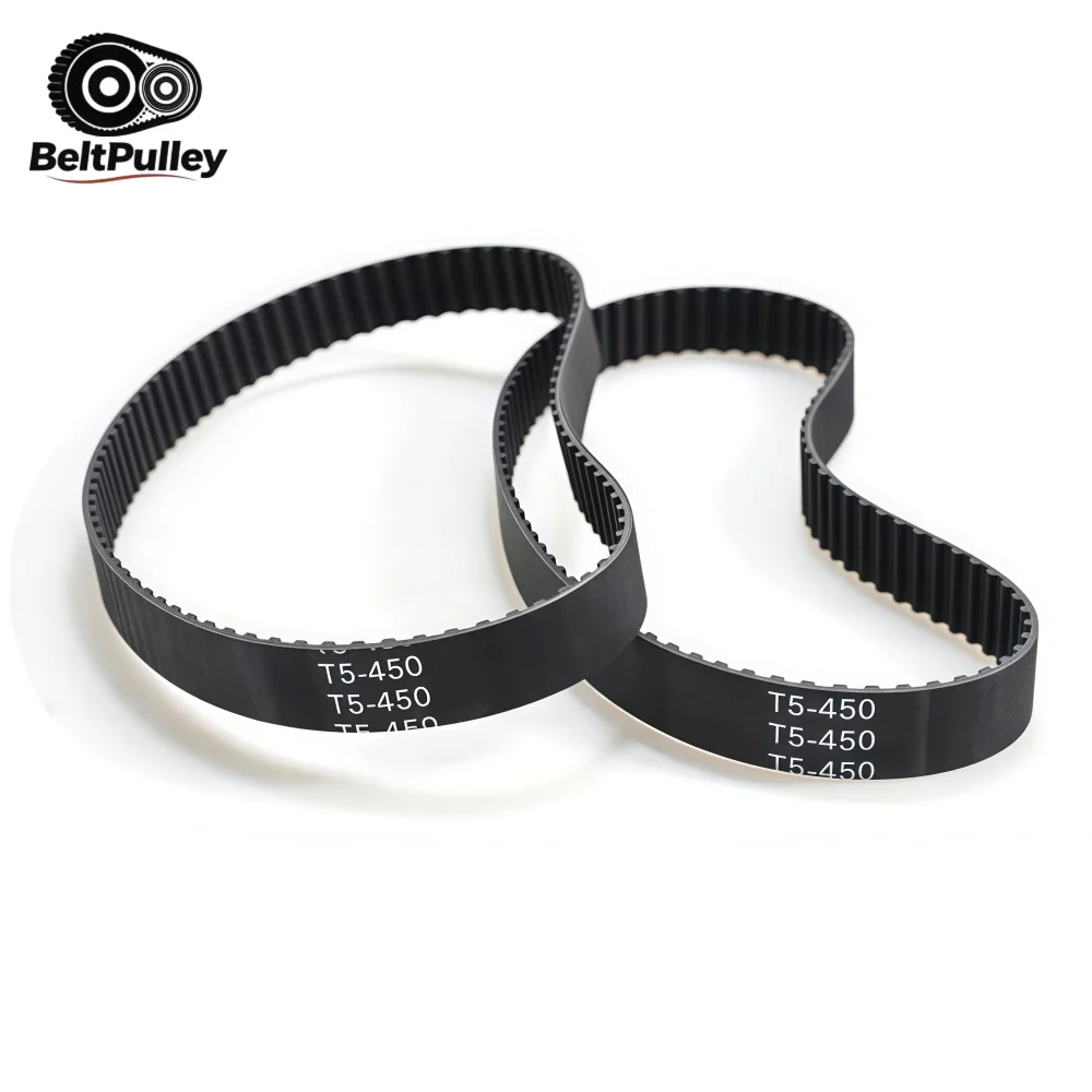 T5 Timing Belt 30-60 Teeth (150-300mm Length) 6-20mm Width Rubber for 3D Printer CNC Router Parts
