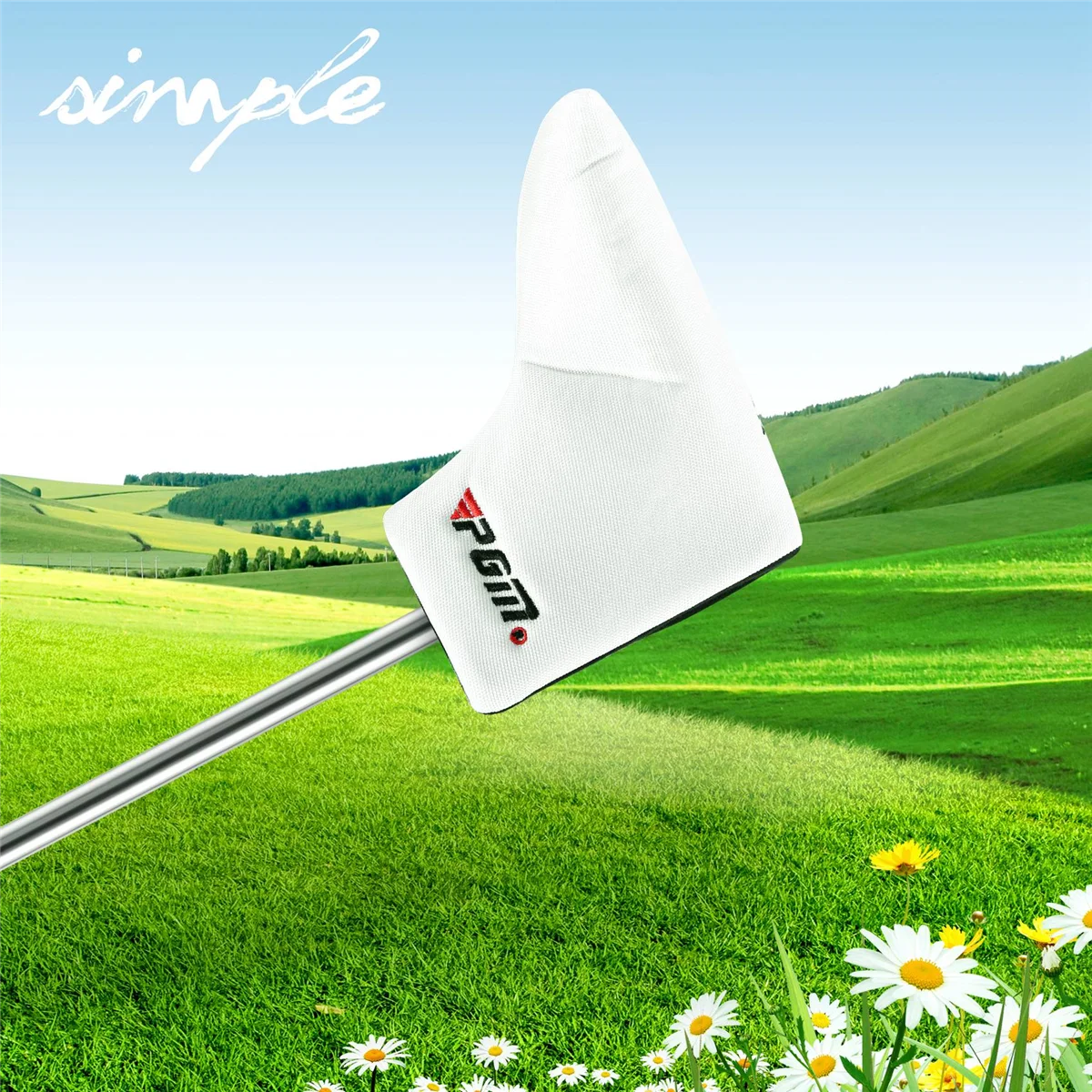 ABST  1Pc Golf Blade Putter Head Covers for Golf Embroidery Headcover