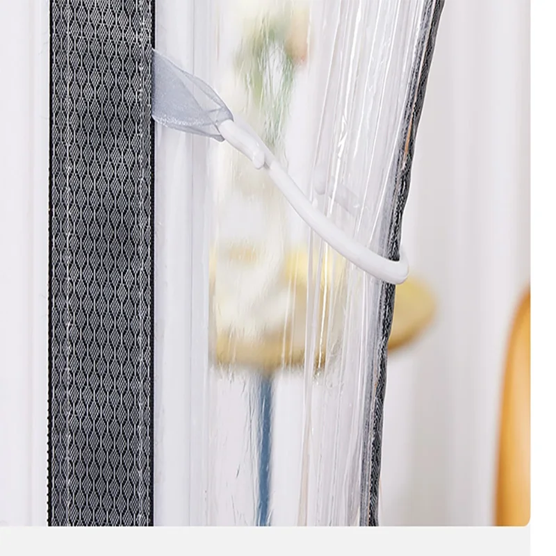 Air conditioning door curtain, partition curtain, windshield curtain, transparent soft plastic, warm and windproof in winter