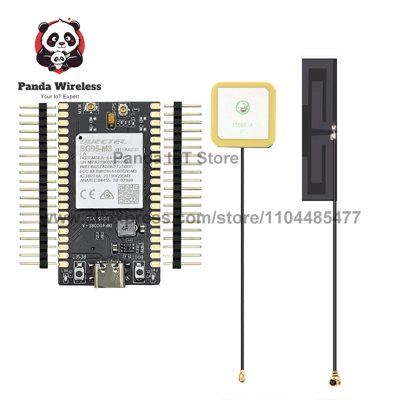 QUECTEL BG95-M3 40PIN PCBA Mini Development Board GNSS Receiver LPWA GSM NBIOT CATM with SIM Card Slot supports low power EMTC