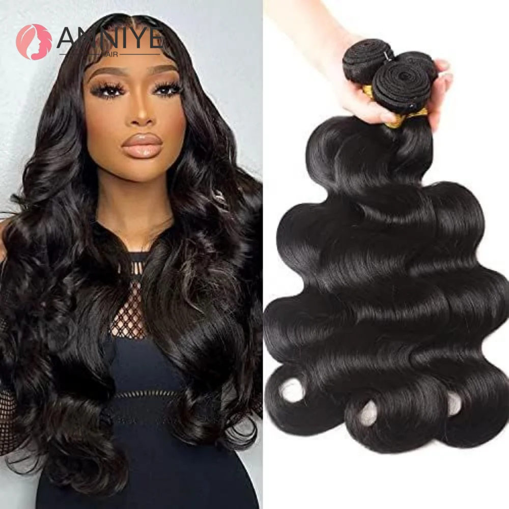 Brasilianische Haarwebart Bundles Lose Körper Welle 26 28 30 "1 3 4 Bundles Reines Remy Menschenhaar Bundles rohes Haar Extensions Tissage