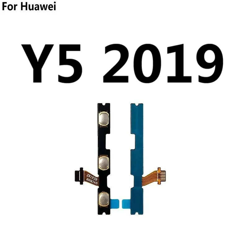 Power On Off Volume Button key Flex Cable Repair Parts For Huawei Y9 Y7 Y6 Pro Y5 Prime 2019 2018 2017