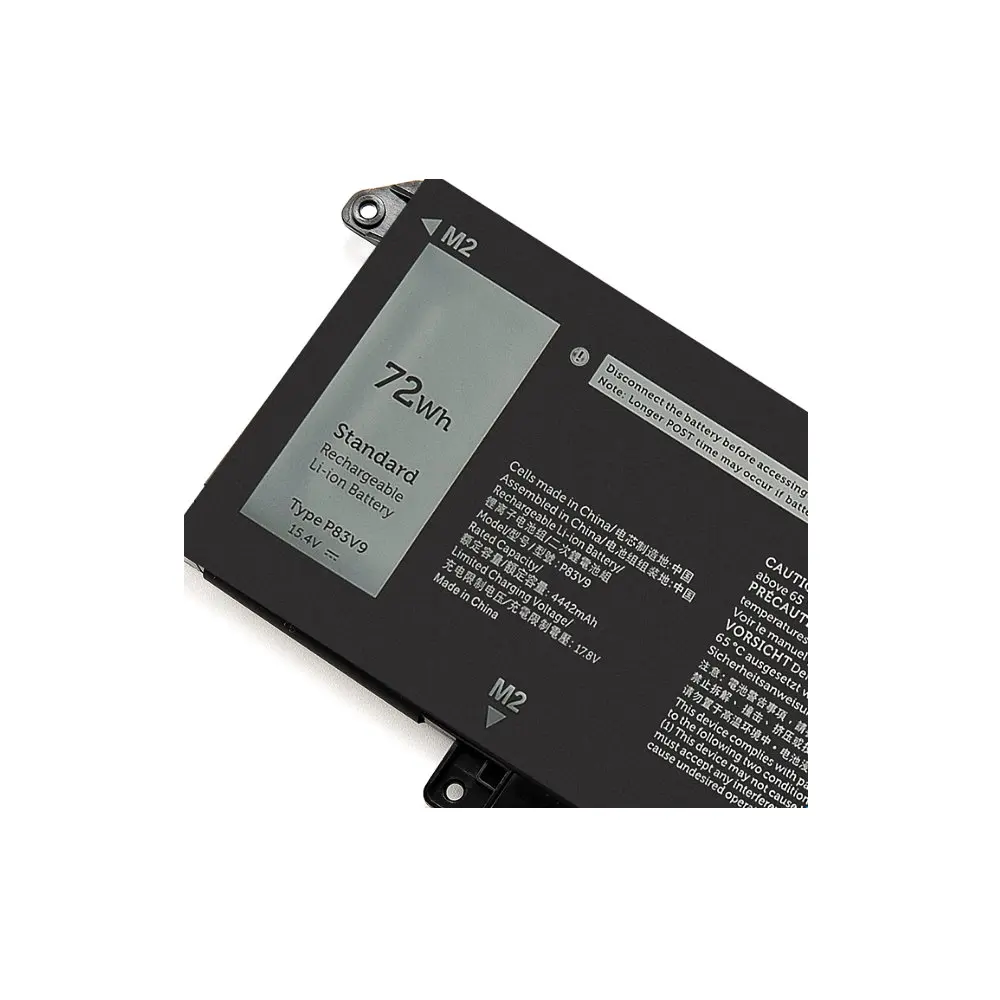 

P83V9 CDTT2 Laptop Battery For Dell Precision 14 5470 5480 /Precision 5470 P83V9 Notebook 5470 P154G001 P154G002 15.4V 72Wh