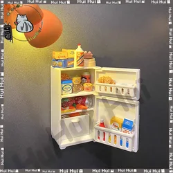Fridge Magnet Simulation Small Fridge Toy 3m Magnetic Sticker Mini Ornament Creative Home Decoration Christmas Small Gift