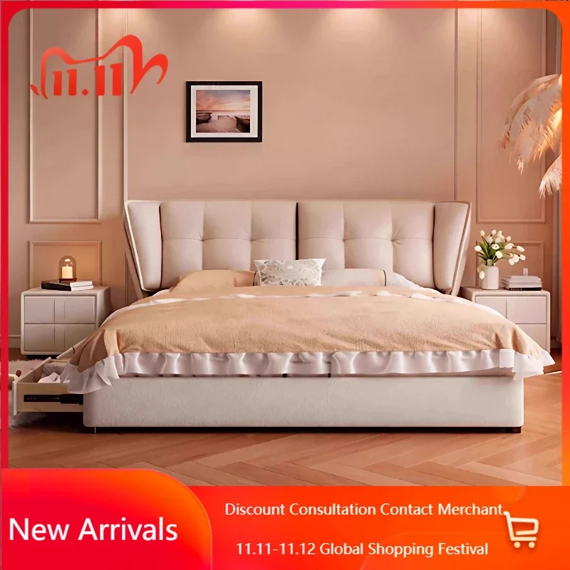 180x200cm Modern Complete Bedroom Furniture Queen Beds On Offer Double Beds Luxury King Size Bed Headboard Bed Racks And Frame