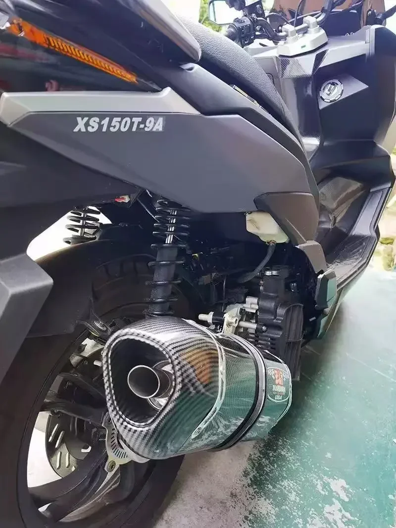 لأنبوب عادم الدراجة النارية لأنبوب العادم الأمامي المعدل Sym Jet X 125 / 150 / 200 #2