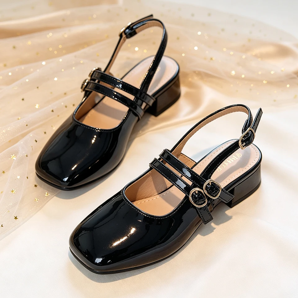 รองเท้าส้นสูงแบบสลิงแบ็คหนังแฟ - Slingback Heel Formal บทวิจารณ์และราคา