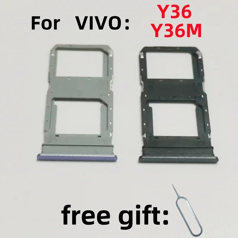 SIM card adapter tray chip slot holder for Vivo Y36 y36m SIM card tray slot SIM card holder slot vivoy36