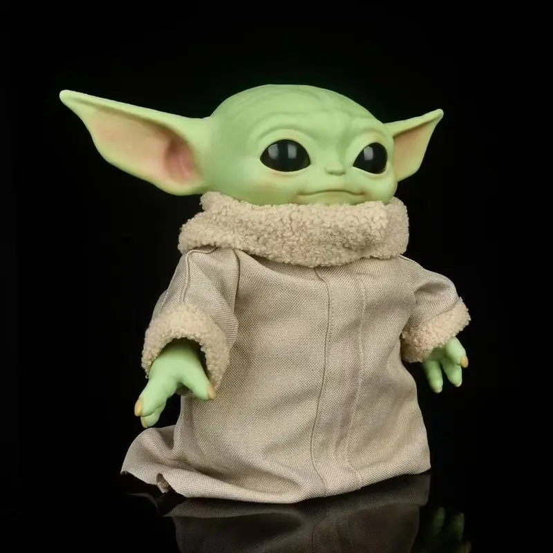 Star Wars Yoda Plush Toy 11 Inch Mandalorian Fabric Plush Action Figure Collectible Home Decoration Gift For Sci Fi Movie Fans view 4