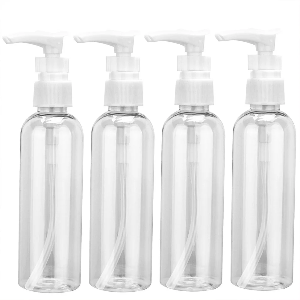 

4 Pcs Liquid Dispenser Travel Bottles for Handwashing Fluid Lotion Containers