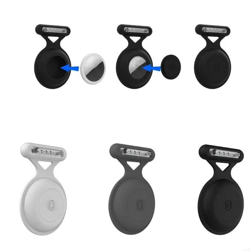 Premium Silicone Case For Trackers Flexible Sleeve With Pin Quick Release On Design For Sports Cycling F19E
