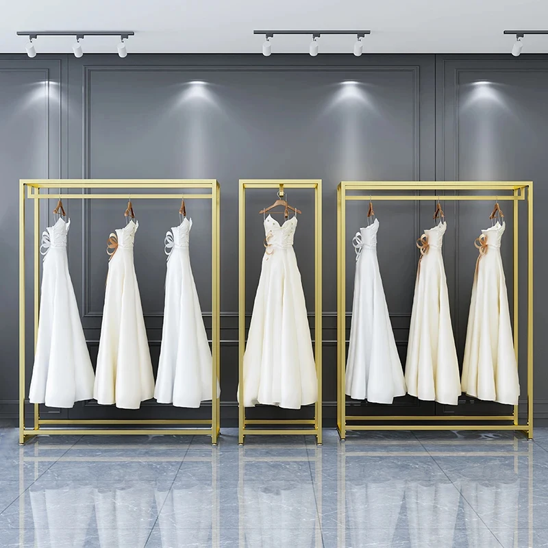 custom.Wedding Rack Studio High-end Display Rack Xiuhe Dress Dress Hanger Men's Suit Hangers Floor Type