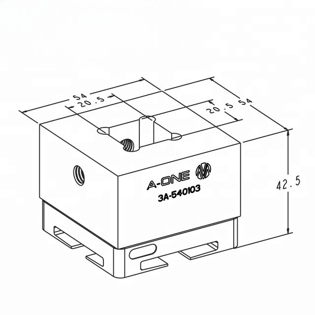 A-ONE Eletrodo Uniplate e suporte de peça de trabalho 3A-540100
