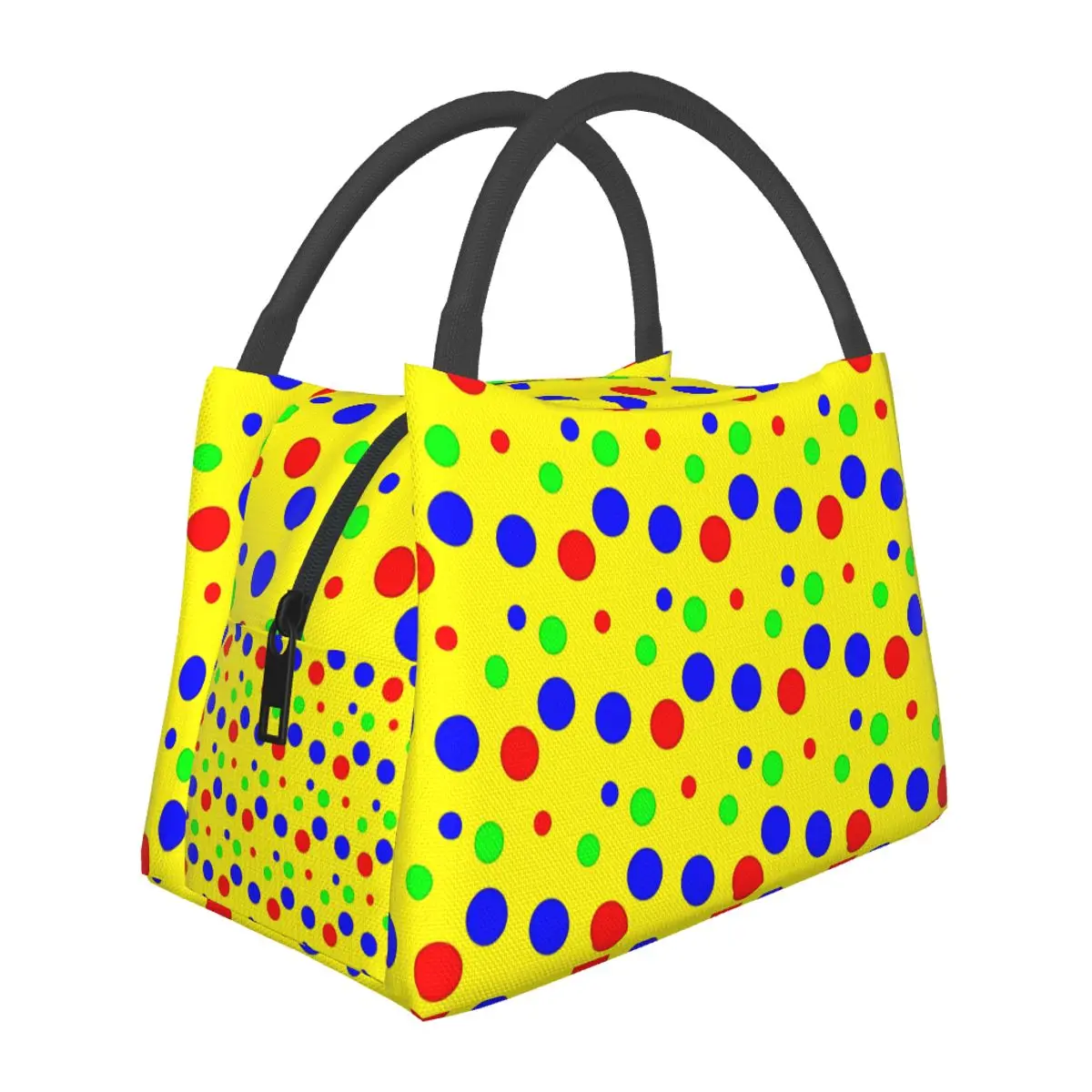 Spotty Bag Mr Tumble's Spotty Lightweight Handheld Insulated Lunch Bag Large Capacity for Adults Students Travel Picnic