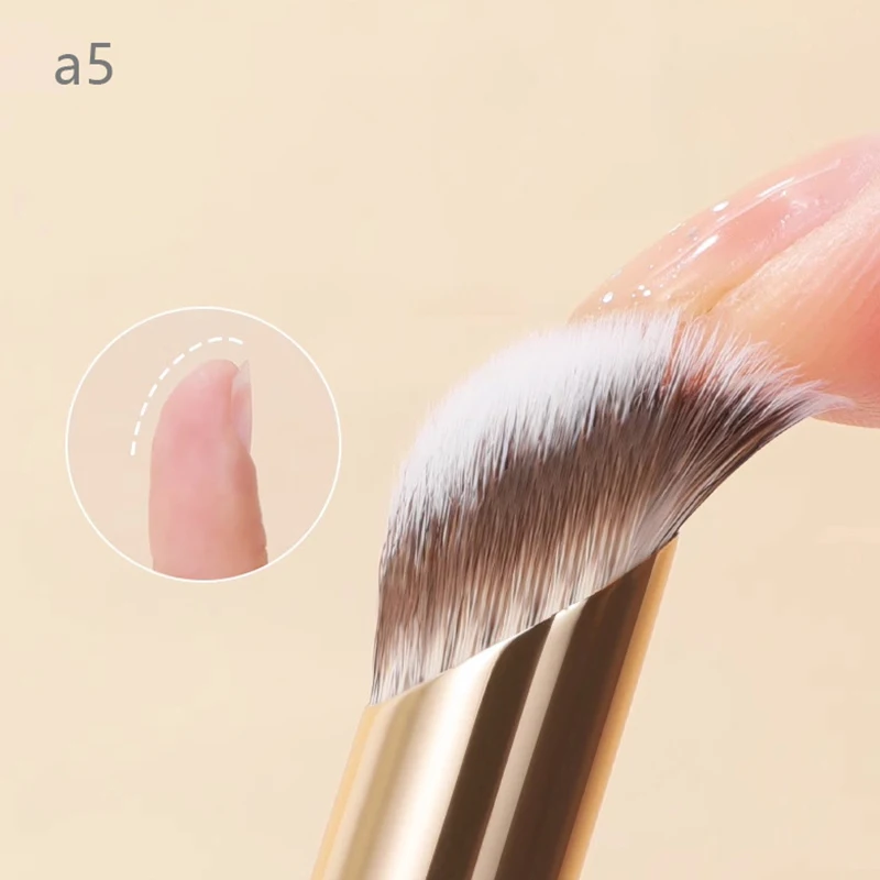 Capa de manchas faciais acne círculos escuros multi-função cabeça dupla dedo corretivo pincéis de maquiagem precisão escova de manchas macias