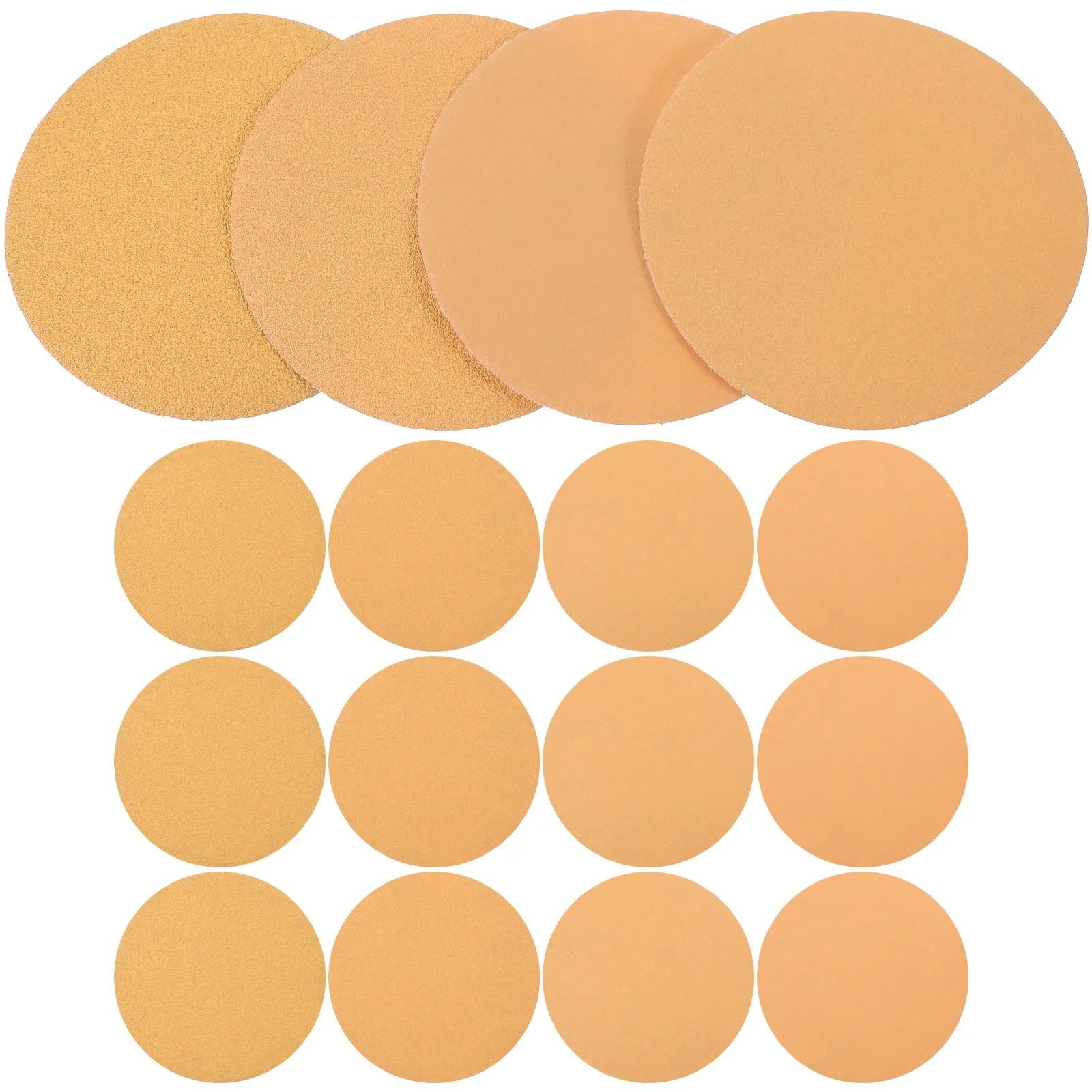 40 قطعة الرملي ورقة أقراص تلميع مستديرة متنوعة حصى للأثاث الخشب طلاء السيارات المدارية ساندر الوسادة ورقة أداة تجليخ