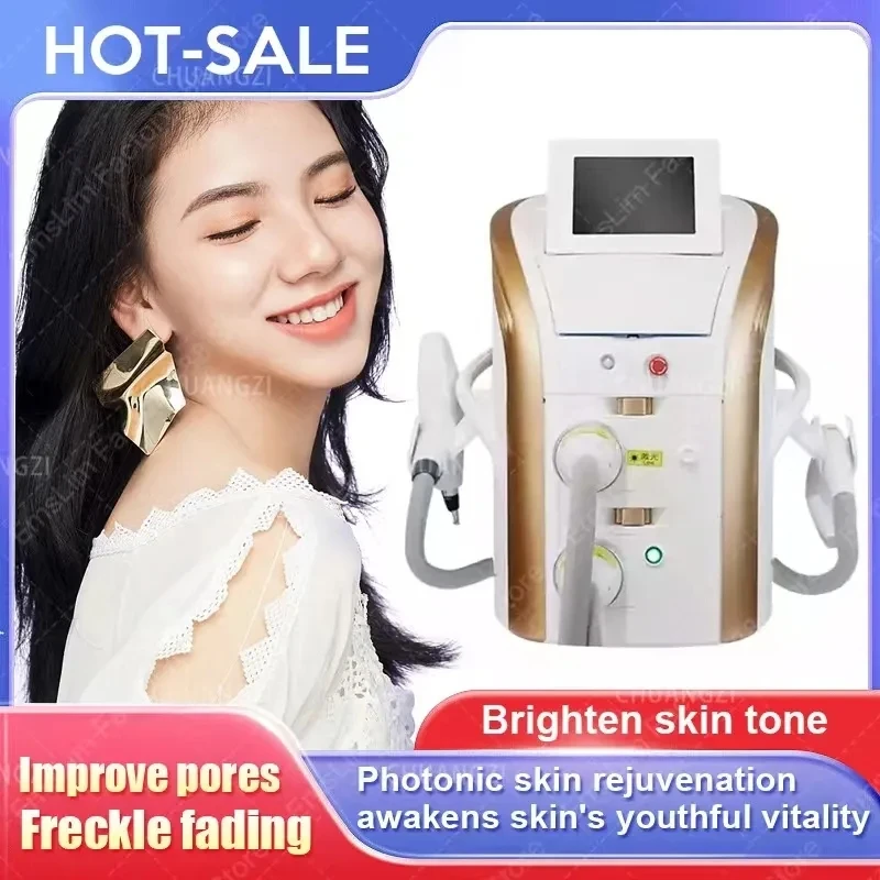 

2024 Latest Style best-selling OPT/IPL/E-Light hair removal machine, skin rejuvenation and whitening beauty salon/home