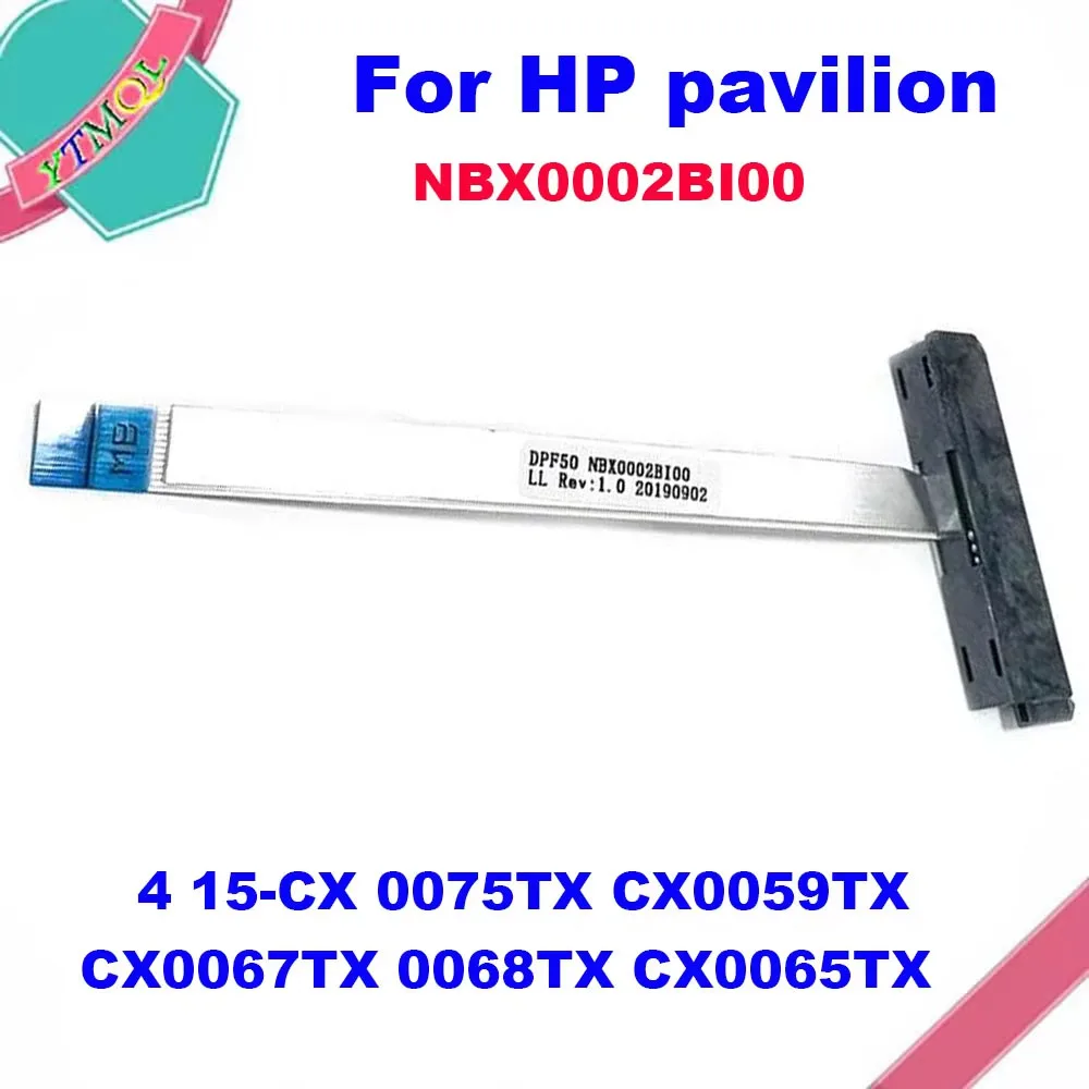 1Pcs HDD SATA Hard Drive Connector Cable For HP Pavilion 4 15-CX 0075TX CX0059TX CX0067TX 0068TX CX0065TX NBX0002BI00 TPN-C133