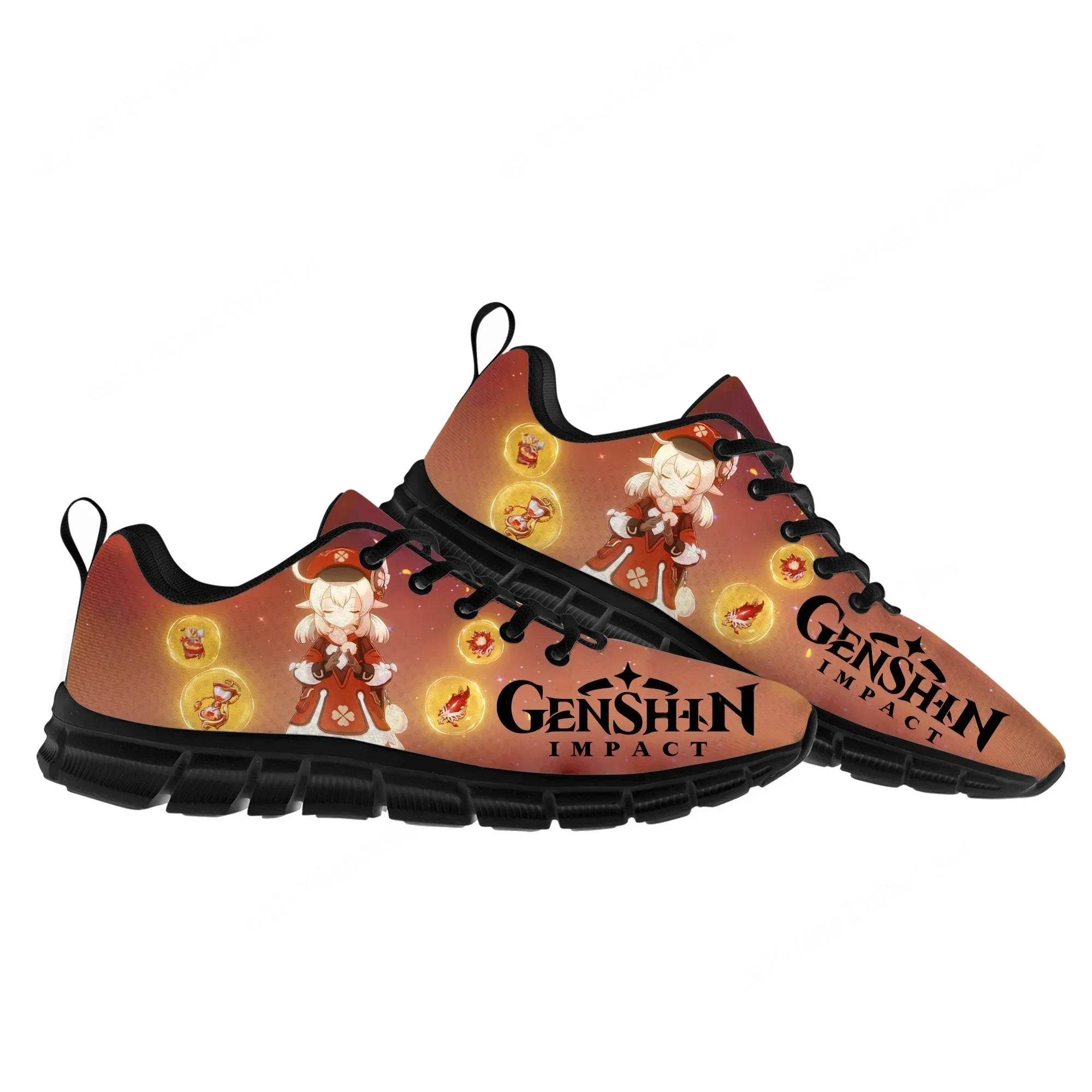 Anime Cartoon Game Genshin Impact Sports Shoes Men Women  Sneakers Sneaker Custom Built Shoes