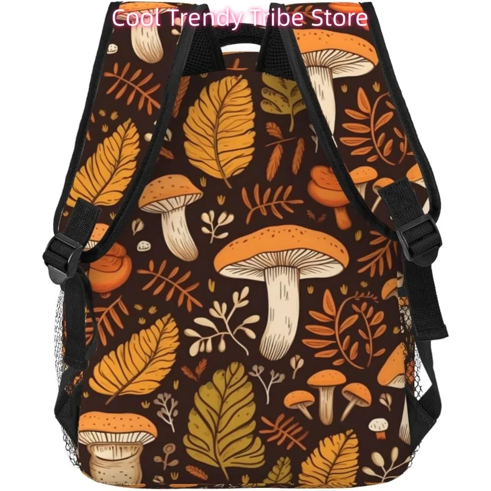 laptoptas terug naar school Zomer Paddestoelen Lichtgewicht laptoprugzak Lichtgewicht Multifunctioneel Reizen Casual Dagrugzak Unisex Col