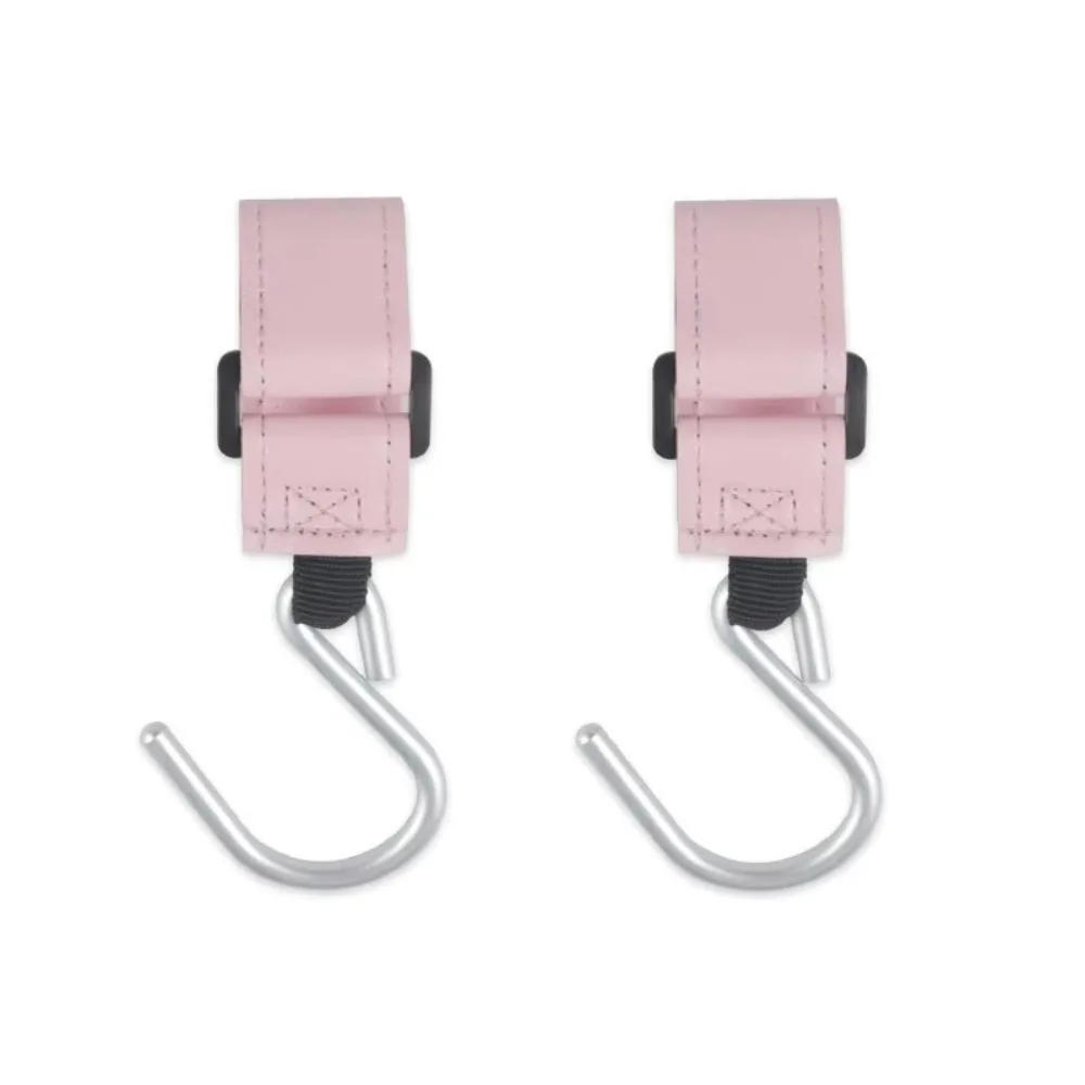 Cartoon S Shape Baby Stroller Hooks Solid Color Cart Organizer Hanging Hook PU Stroller Accessories Stroller Accessories Bicycle