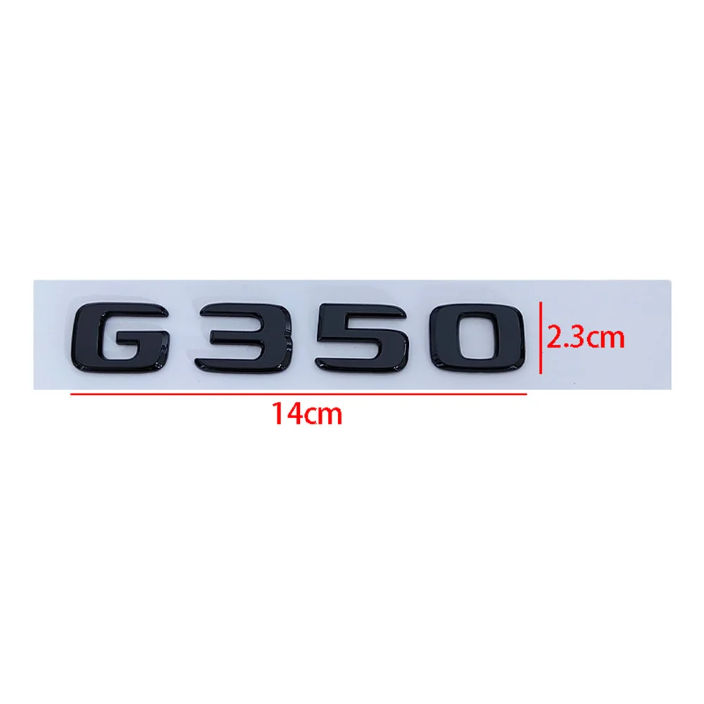 Mercedes Stickers Trunk Fender Emblem Aluminum Decals Silver Black For Benz AMG G900 G880 G800 G700 G550 G Class Car Accessories