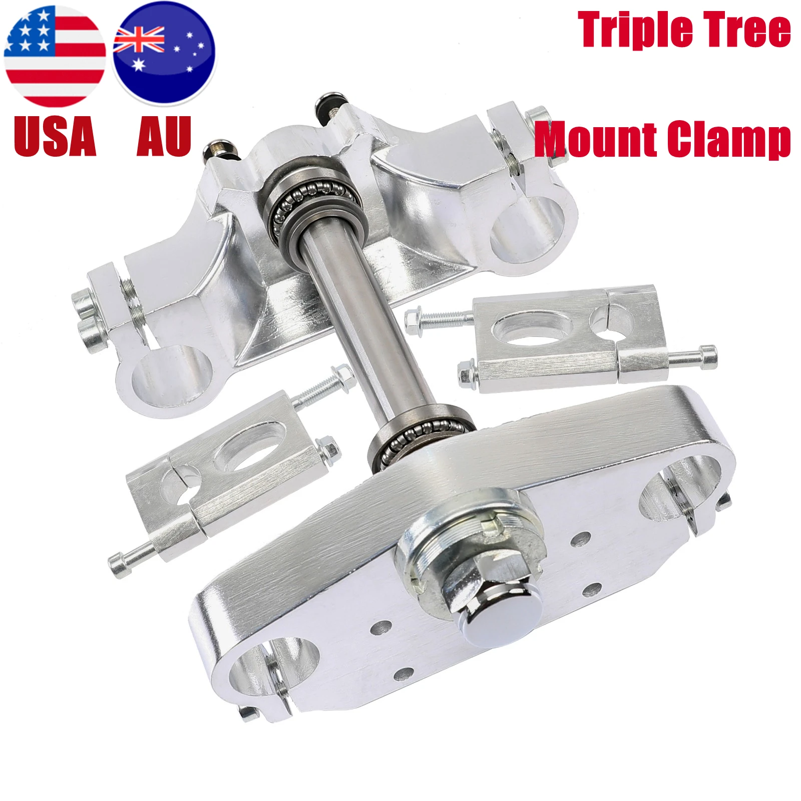 

Передняя вилка 33 мм, тройник 22 мм, крепление руля для питбайков 110cc 125cc 140cc Thumpstar SSR SDG, CRF50 XR50 Apollon