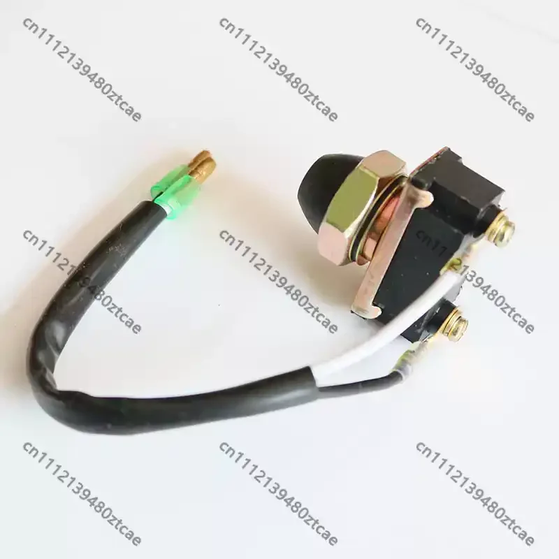 Vehicle Modification Electrical Part Self Reset Pure Copper Push Button Switch Engine Start Manual Control Switch With Wiring
